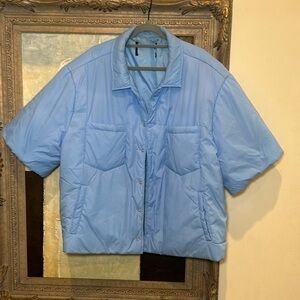 Lightweight Blue puffer jacket